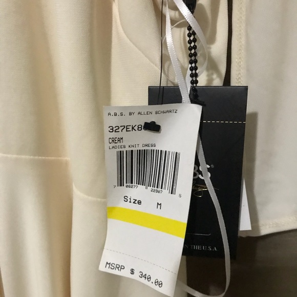 ABS by Allen Schwartz Studded Neck Cape Dress M - Picture 7 of 8